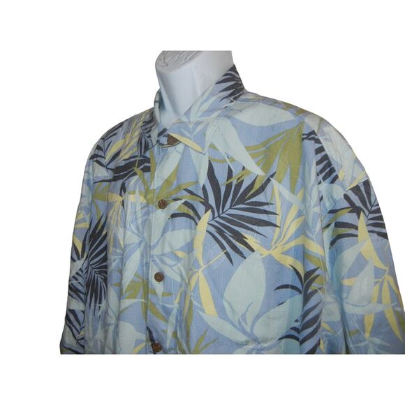 Tommy Bahama Silk Shirt Men Size XXL Hawaiian Camp Floral Print Tropical Print - Picture 5 of 9